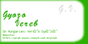 gyozo vereb business card